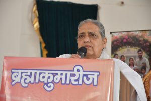 ब्रह्माकुमारीज़ तोशाम सेवा केंद्र प्रभारी राजयोगिनी बीके मंजू दीदी जी का चित्र